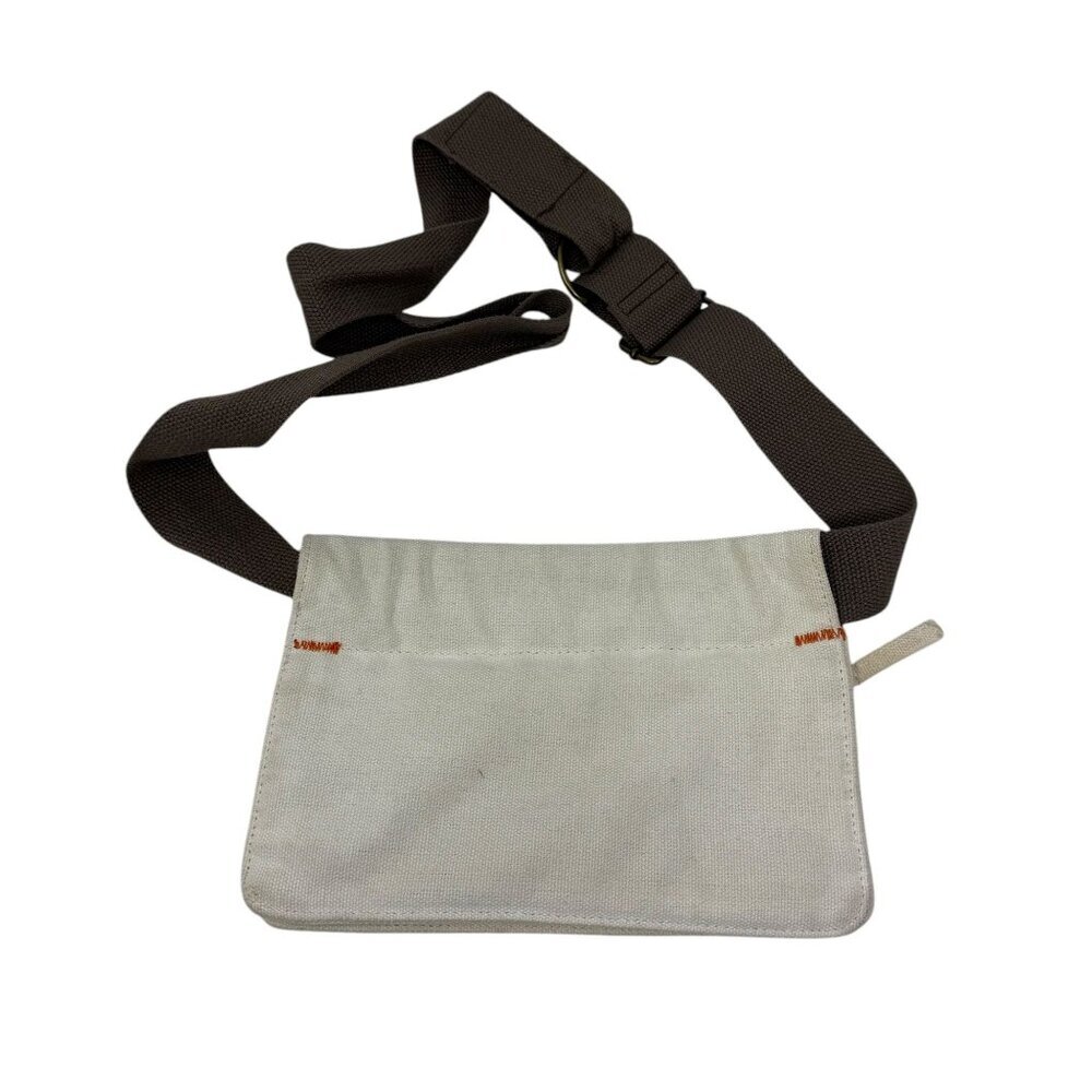 Prana little seed hip pack canvas belt bag cream Brown Purse Fanny Pack - Picture 2 of 4